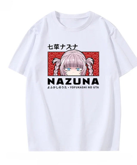 CALL OF THE NIGHT T-shirt Japan Anime Hot Sale ACG Fans Otaku Tshirt Korea Style Aesthetic Short-sleev Summer Tops Hipster Tees