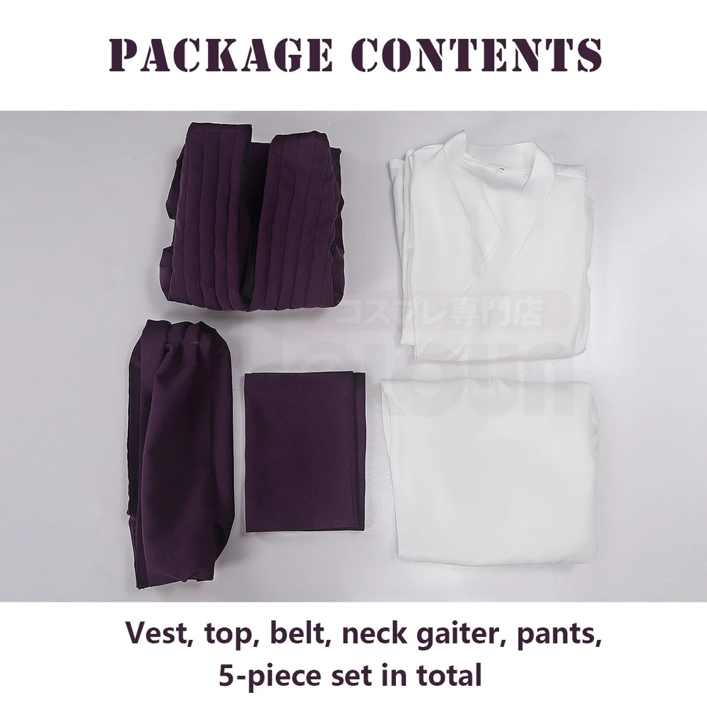 Anime Jujutsu Kaisen Choso Cosplay Costume – Vest, Neck Gaiter & Pants Set 5