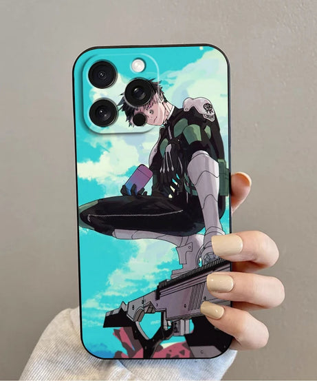 Anime K-Kaiju No. 8 Cool For iPhone 15 14 13 12 11 XS XR X 8 7 SE Pro Max Plus Mini Black Soft Phone Case