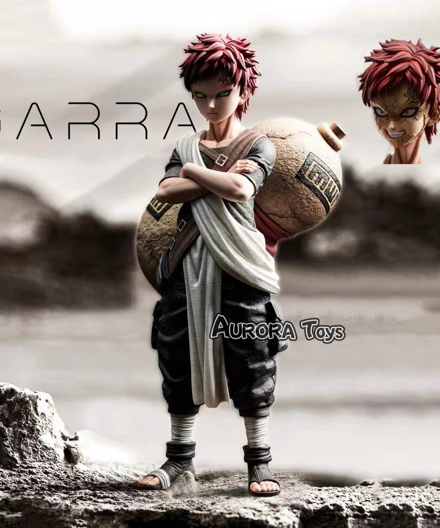 20cm/7.87in NARUTO Figurine Gaara Figure Anime Figure GK PVC Action Figure Statue Model Collectible Toys