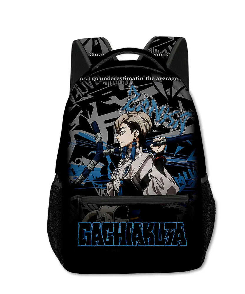 Trendy Popular Novelty Gachiakuta student Bookbag Notebook Backpacks 3D Print Oxford Waterproof Boys/Girls Travel Backpacks