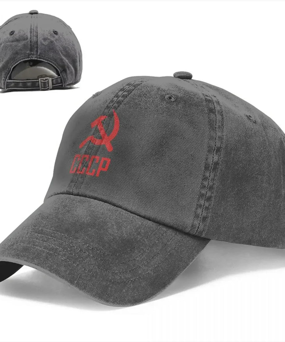 New CCCP Soviet Union Washed Cotton Baseball Cap Snapback Hats Men Women Russia Army Cap Spring Summer Casual Casquette