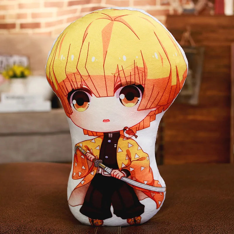 Tanjiro & Nezuko Plush Pillow – Demon Slayer Anime Cushion