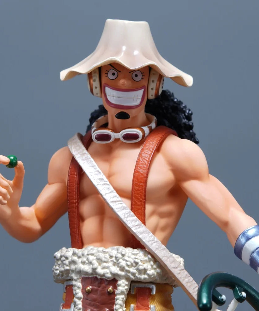 25cm/9.84in Anime One Piece Figure Usopp Action Figures Pvc Statue Desktop Ornamen Collection Model Toys Gifts