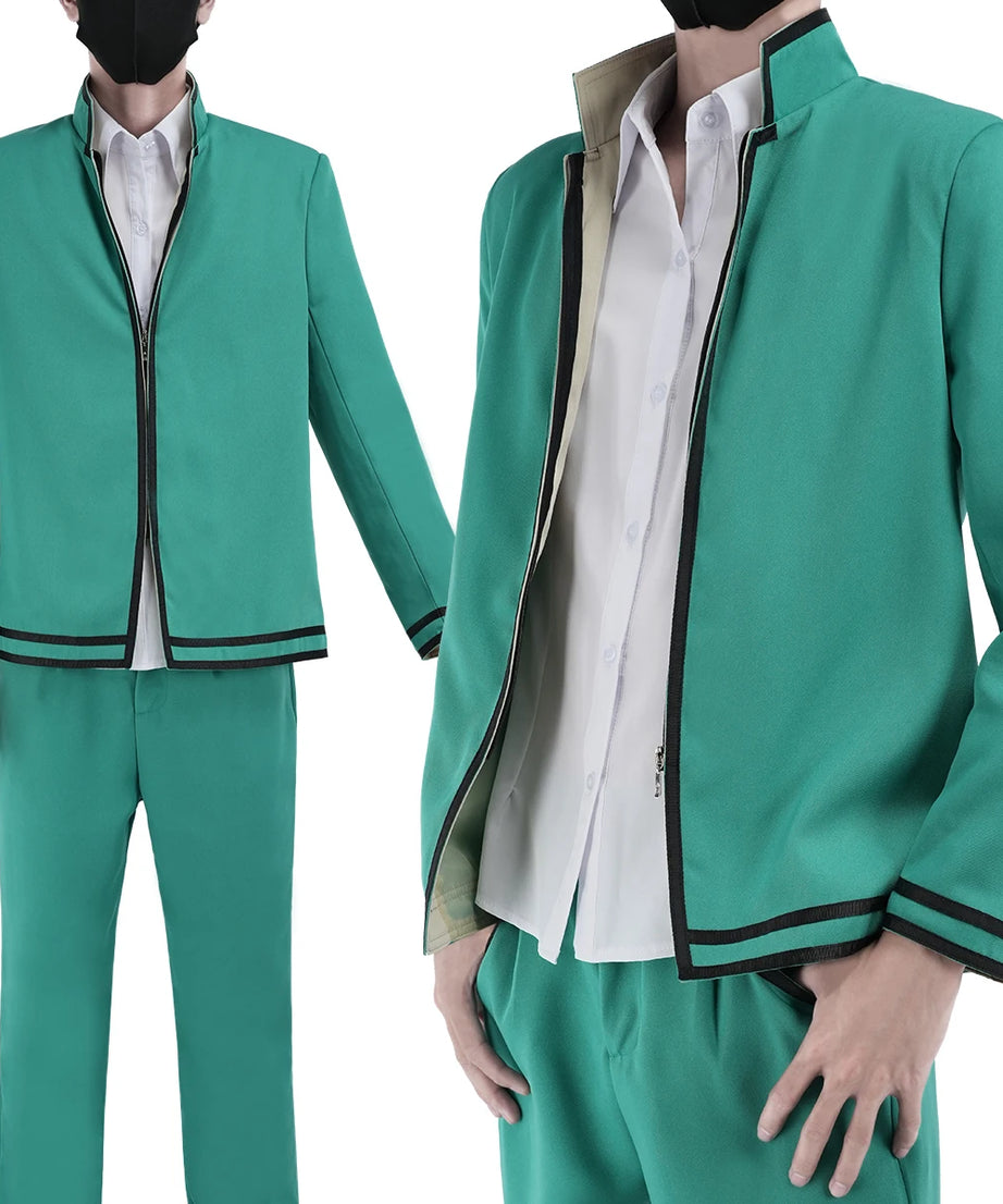 The Disastrous Life of Saiki K. Anime Saiki Kusuo Cosplay Costume Jacket Pants Shirt Saiki Kusuo No Sai-nan Convention
