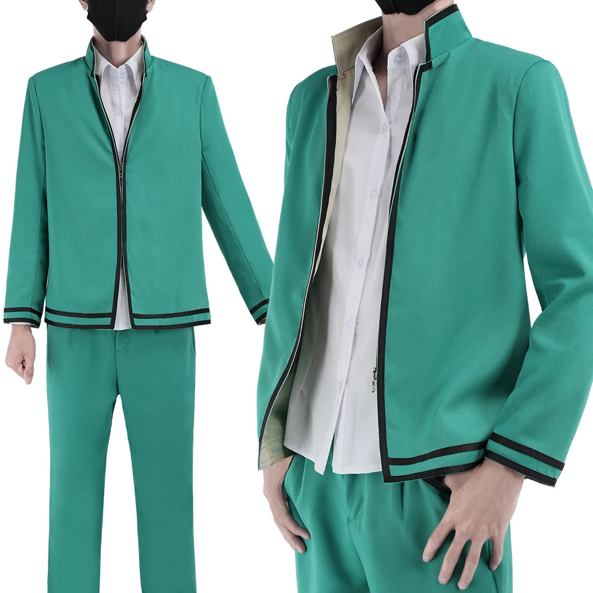 The Disastrous Life of Saiki K. Anime Saiki Kusuo Cosplay Costume Jacket Pants Shirt Saiki Kusuo No Sai-nan Convention