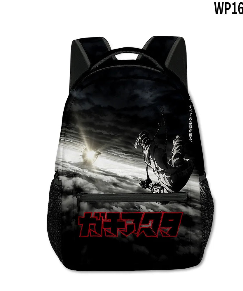 Trendy Popular Novelty Gachiakuta student Bookbag Notebook Backpacks 3D Print Oxford Waterproof Boys/Girls Travel Backpacks