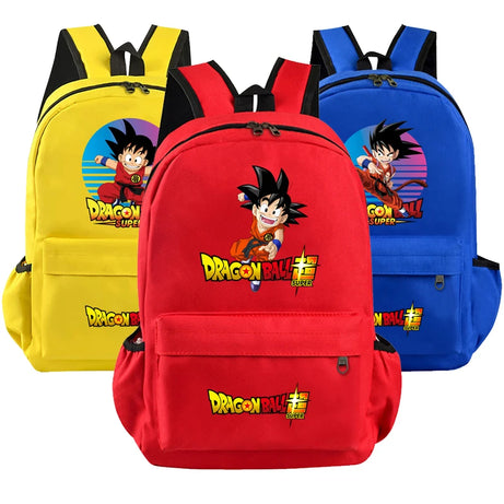 Dragon Ball Super School Backpack - Goku & Bulma