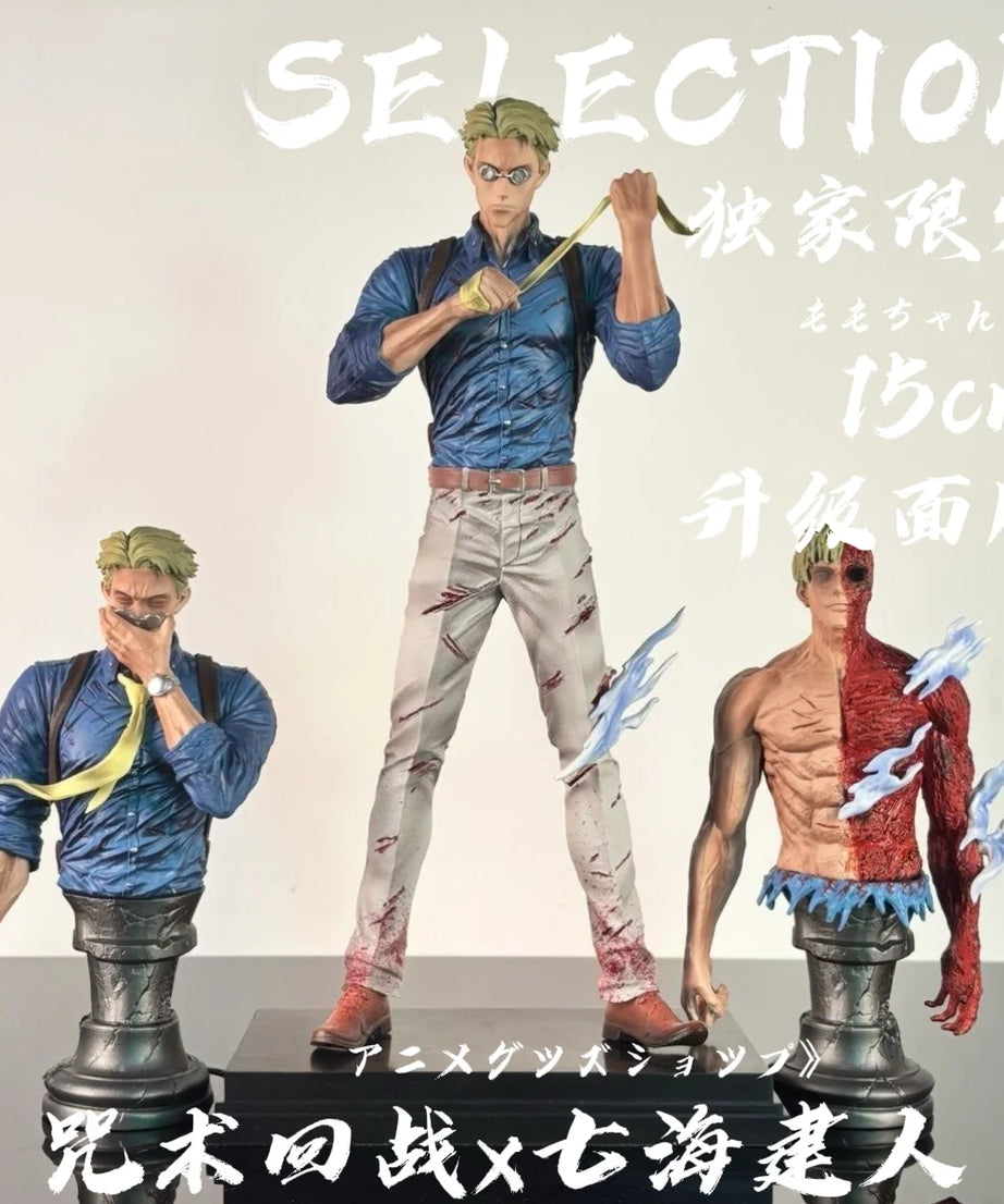 30cm Jujutsu Kaisen Nanami Kento Figure Anime Figures Pvc 3 Busts Dolls Collection Model Desk Decoration Statue Toy Kids Gifts