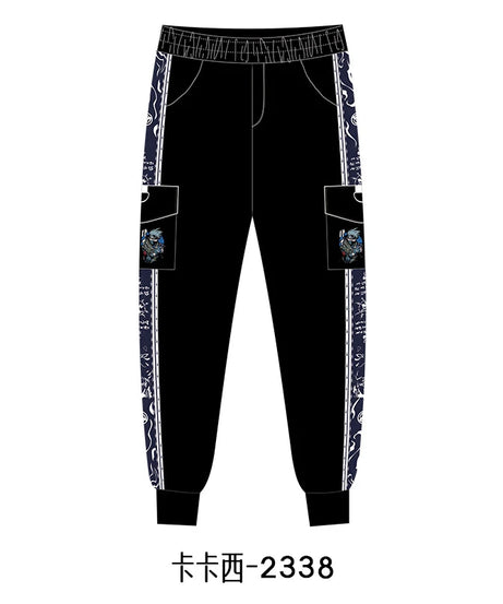 New Anime Peripherals Casual Pants Uzumaki Naruto Uchiha Sasuke Uchiha Itachi Hatake Kakashi Sweatpants Trousers Slacks Overalls