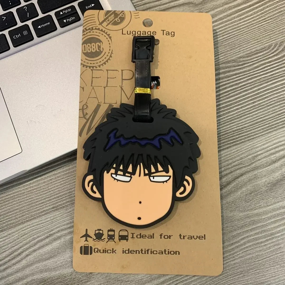 10cm anime cute slam dunk Rukawa Maple Sakuragi Mitsui silicone luggage tag travel checked bag charm diy Christmas gift