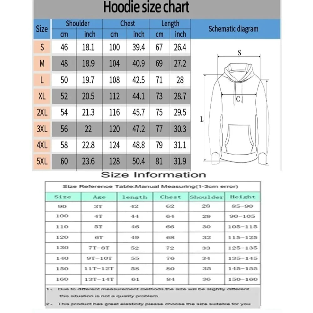 Demon Slayer Anime Shinazugawa Sanemi Hoodie Autumn/Winter Men's and Women's New Loose Casual American Hip-hop Jumper Top