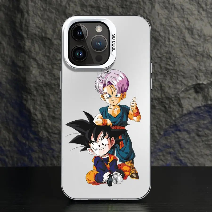 Phone Case for iPhone 14 15 16 Plus 17 Air 16e 11 12 13 Pro Max Shell Dragon Ball Vegeta Goku Dragons