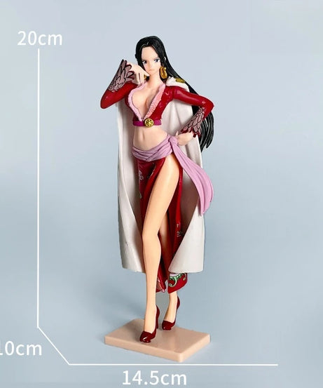 Small Medium Large One Piece Figure POP Snake Man Empress Snake Ji Han Cook Model Desktop Decoration Ornament Anime Handmade