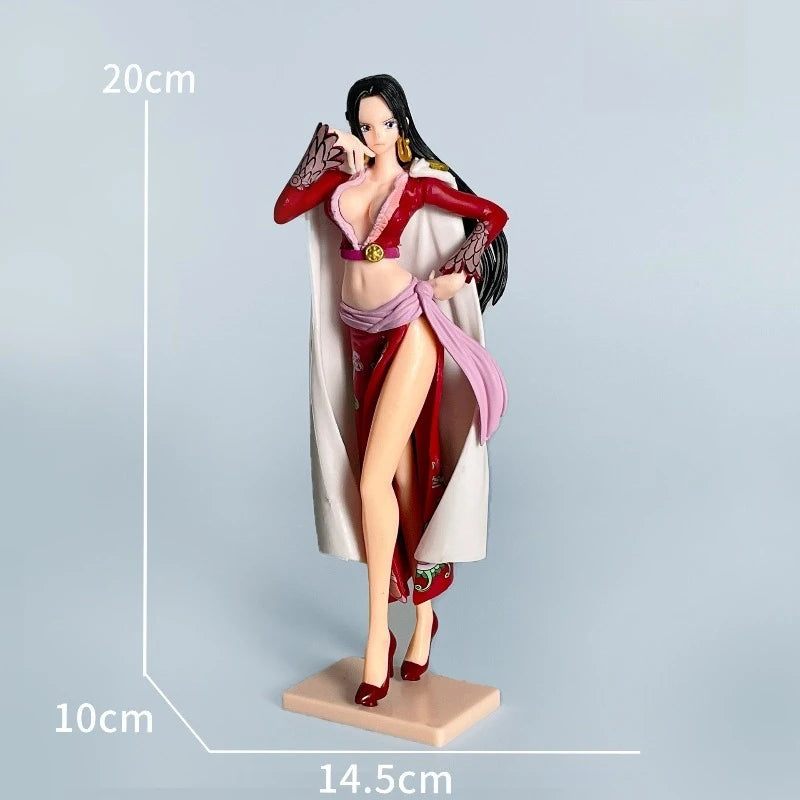 Small Medium Large One Piece Figure POP Snake Man Empress Snake Ji Han Cook Model Desktop Decoration Ornament Anime Handmade