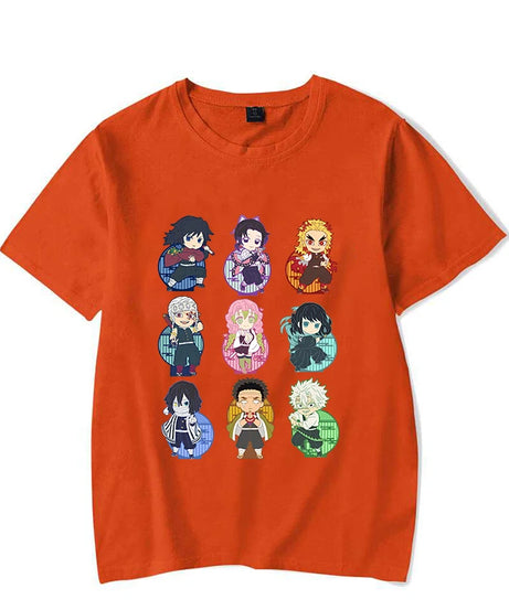 New Fashion Demon Slayer T Shirt Funny Anime Print T Shirt Anime Graphic Tee Shirt Unisex Casual Plus Size Tops