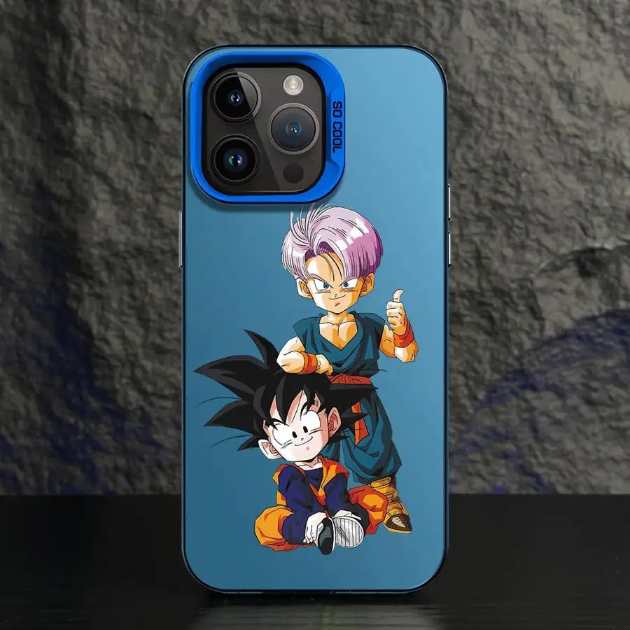 Phone Case for iPhone 14 15 16 Plus 17 Air 16e 11 12 13 Pro Max Shell Dragon Ball Vegeta Goku Dragons