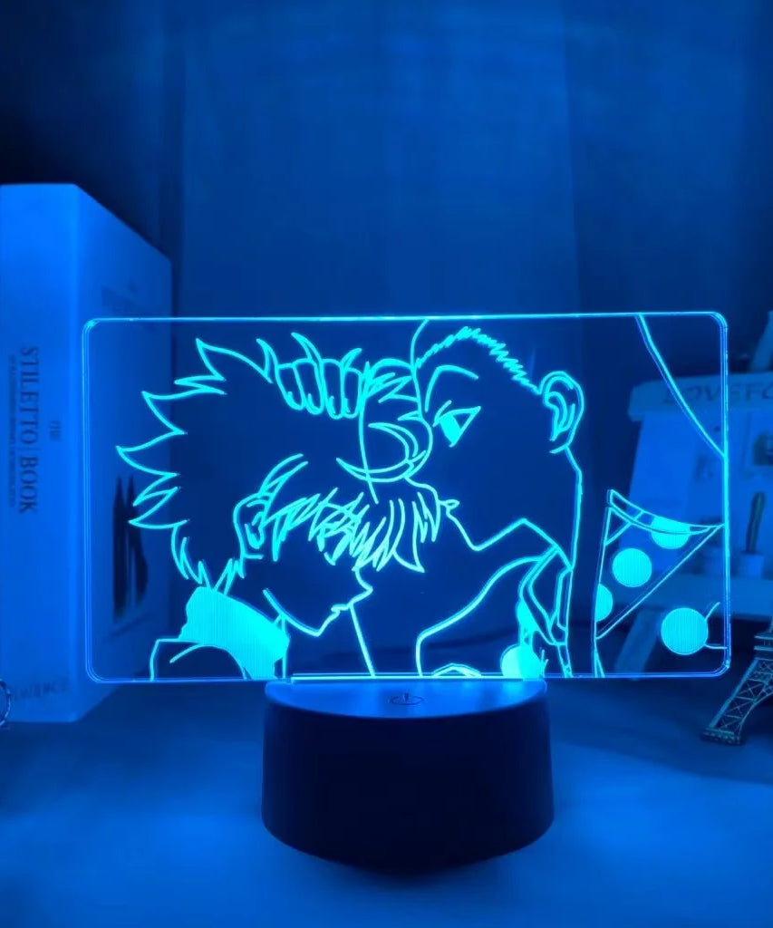 Anime Hunter X Hunter Led Night Light Killua Zoldyck Figure Nightlight Color Changing Usb Battery Table 3d Lamp Gift for Kids