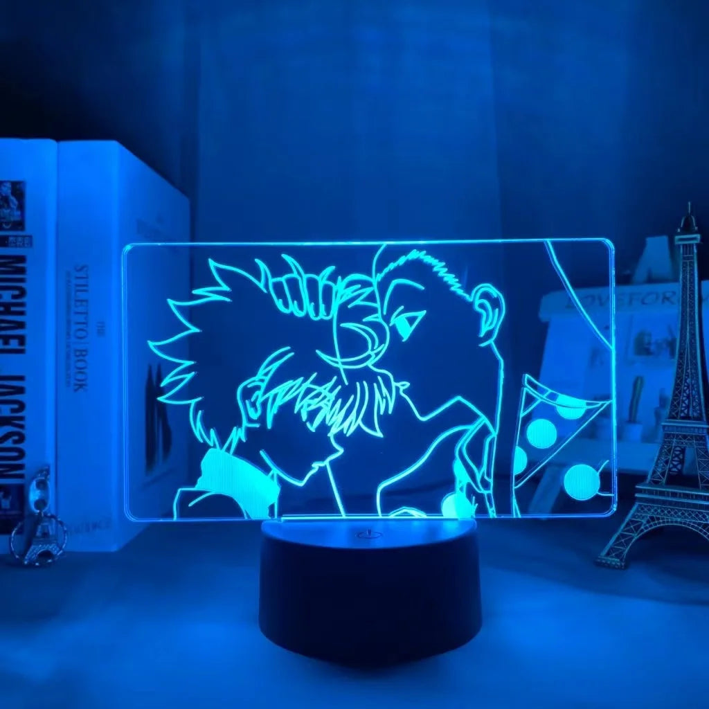Anime Hunter X Hunter Led Night Light Killua Zoldyck Figure Nightlight Color Changing Usb Battery Table 3d Lamp Gift for Kids