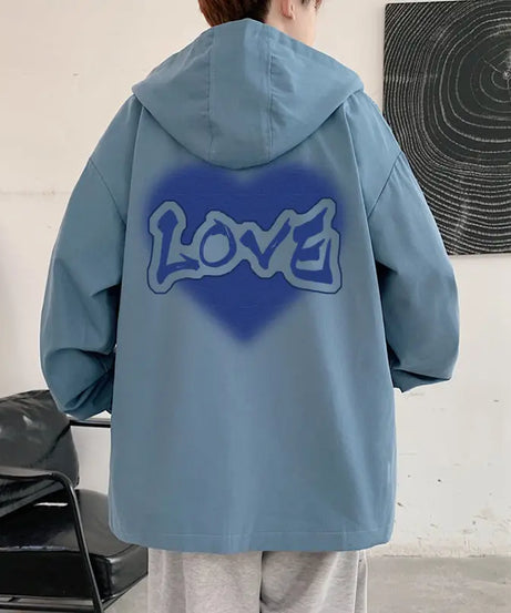 One Piece Monkey D. Luffy Anime Hooded Jacket Spring and Autumn New Men's Short Style Hooded Top Loose Large Coat