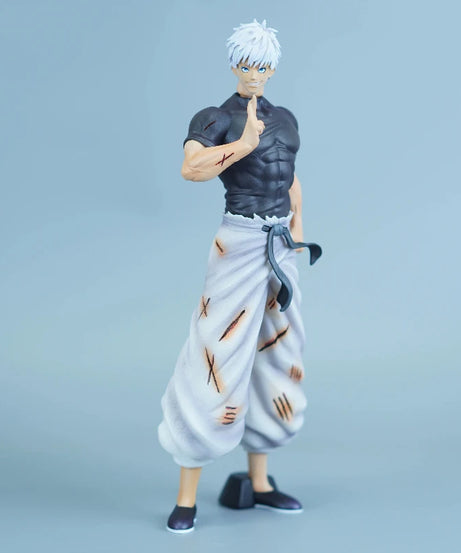 23cm Jujutsu Kaisen Satoru Gojo Action Figure Exquisite Three Head Statue PVC Anime Collectible Model Toy Desktop Ornament Gift