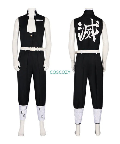 Anime Demon Slayer Shinazugawa Sanemi Wind Hashira Cosplay Costume