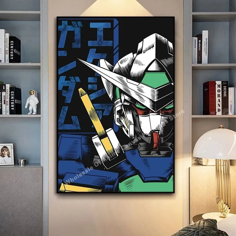 Gundam Mech Esports Room Decorative Poster