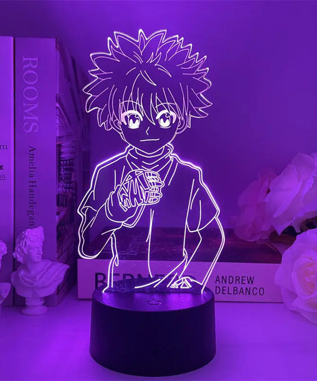 HUNTER Night Light Anime Peripherals Personality Creativity Killua Sissoe Table Lamp Desktop Decoration Bedroom holiday gift