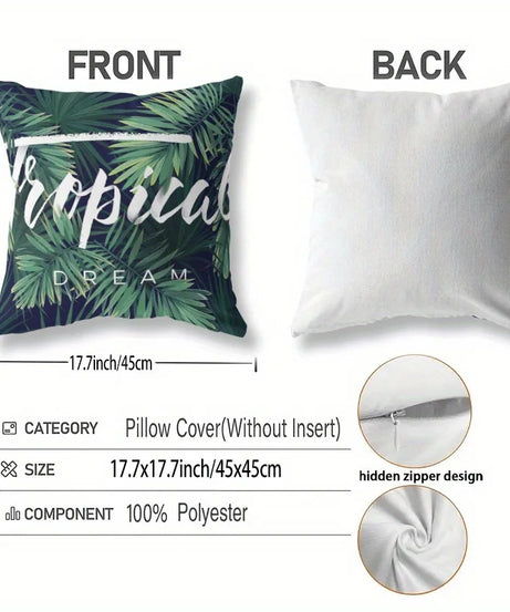 Detective Conan Pillowcase – Soft Anime Cushion Cover with Zipper for Sofa & Bedroom Decor