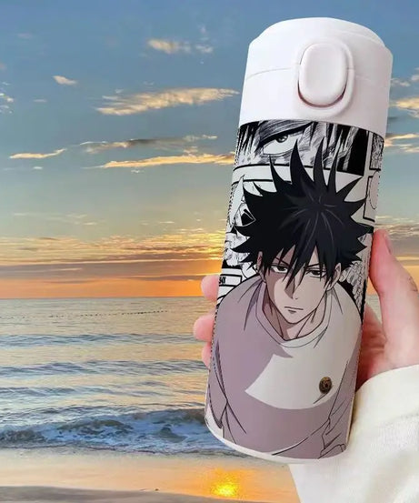 Gojo Satoru Jujutsu Kaisen Thermos Bottle – Anime Stainless Steel Water Cup