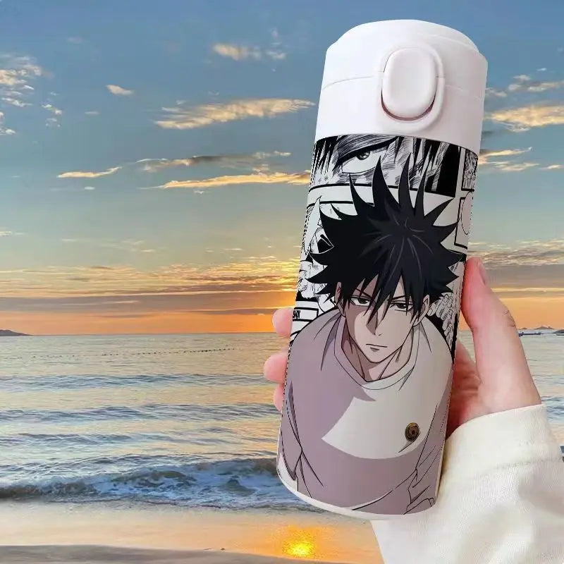 Gojo Satoru Jujutsu Kaisen Thermos Bottle – Anime Stainless Steel Water Cup