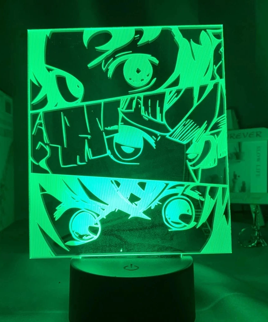 Manga 3d Light Kimetsu No Yaiba for Bedroom Decor Night Light Birthday Gift Table Lamp Anime Demon Slayer Mitsuri Kanroji Figure