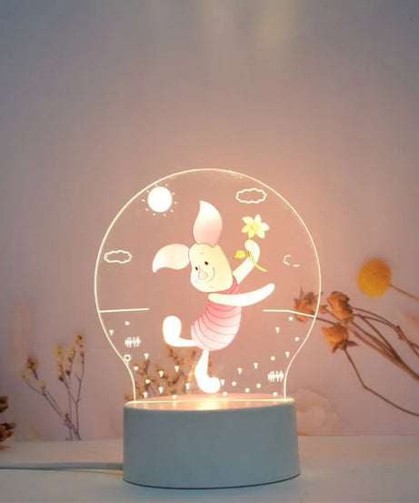 Winnie the Pooh animation peripheral 3D table lamp LED night light bedroom decoration lamp children's Christmas gift