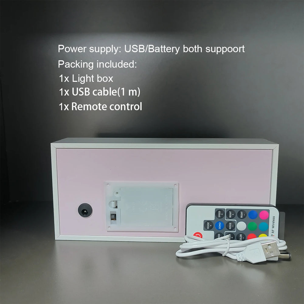 Anime Paper-Cut LED Light Box — Remote Night Light 6