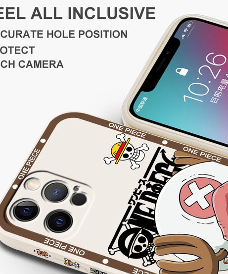 One Piece Chopper Liquid Rope Case for iPhone 15/14/13/12/11/XS/XR