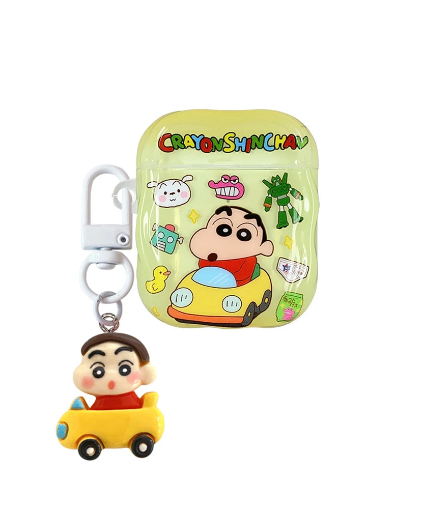 Shin-chan AirPods Case – Cute & Fun Anti-Drop Cover for Pro/Pro 2/3/4