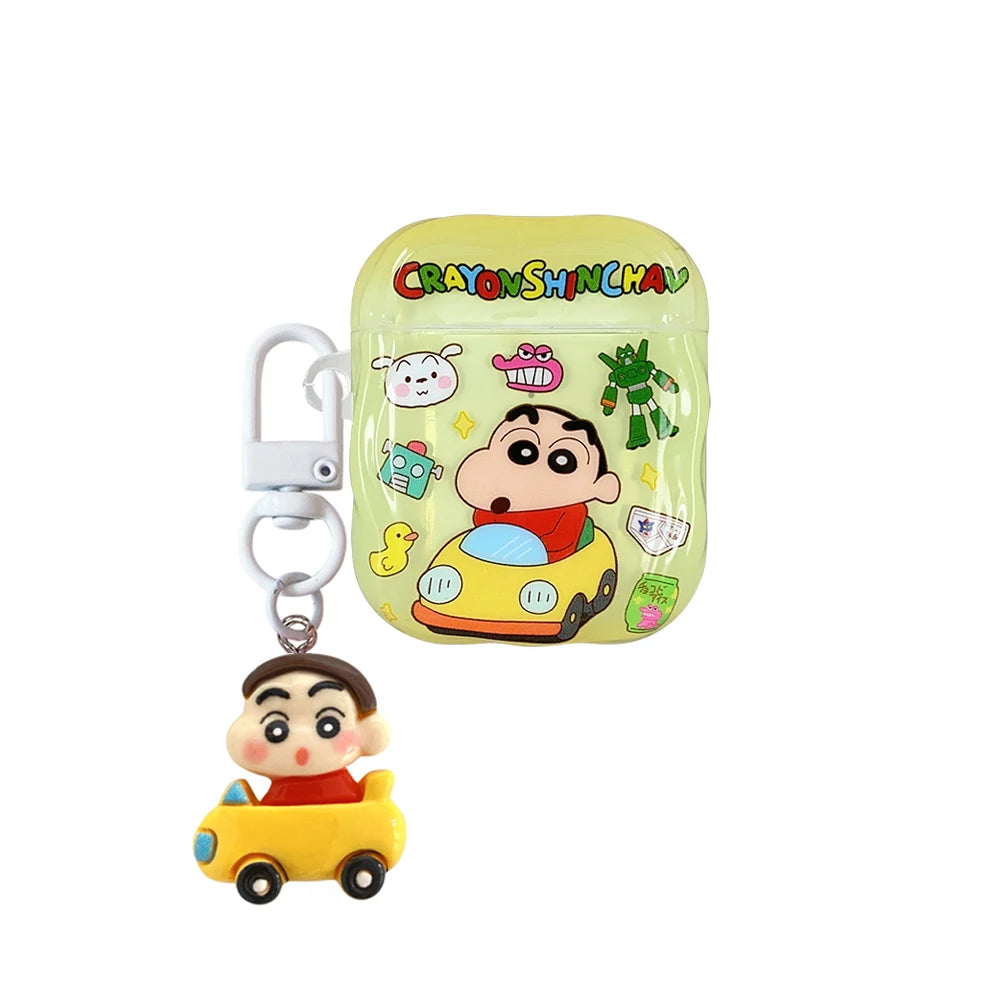 Shin-chan AirPods Case – Cute & Fun Anti-Drop Cover for Pro/Pro 2/3/4
