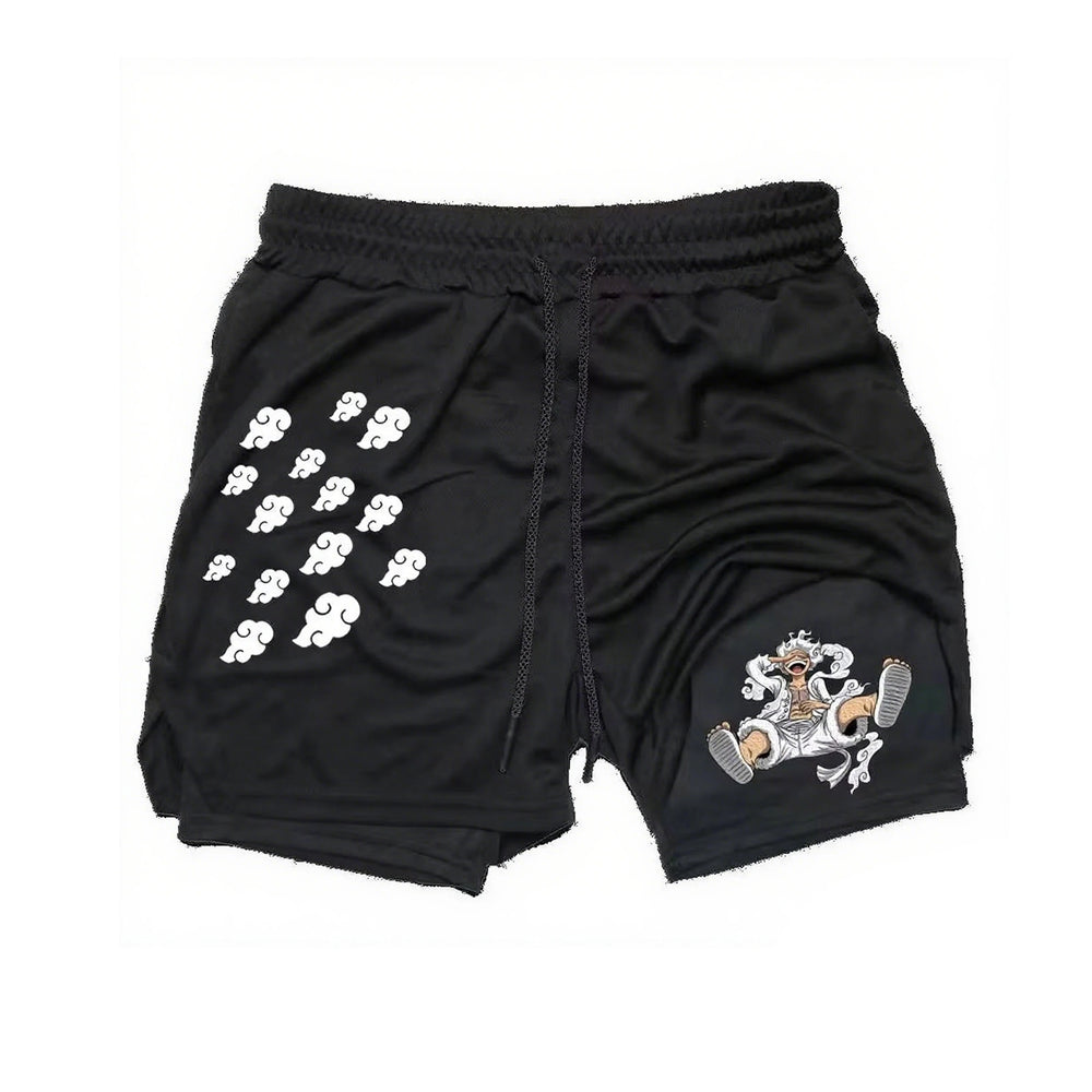 One Piece 2-in-1 Gym Shorts — Quick-Dry Sportswear 3