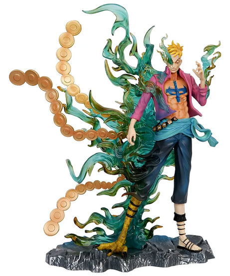 33cm One Piece Marco Anime Figures Immortal Birds Figurine Pvc Gk Statue Action Figure Model Statue Doll Decoration Toys Gift