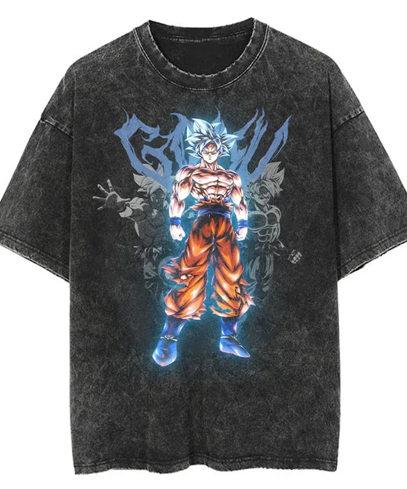 Dragon Ball Oversized Vintage T-Shirt – Streetwear Cotton Tee