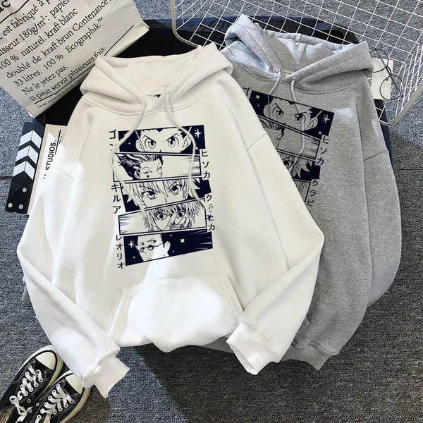 Hunter x Hunter Kurapika Anime Hoodie – Harajuku Manga Fleece Pullover