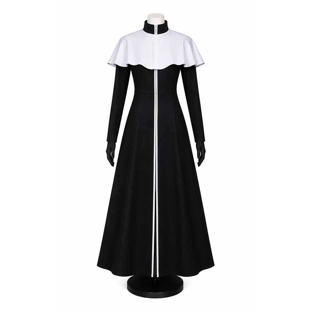 Bleach: Thousand-Year Blood War Aizen Sousuke Cosplay Costume – Black Robe & Blindfold Suit 3