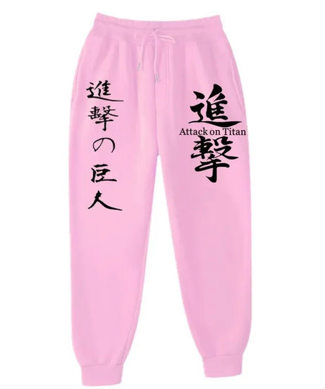 Attack on Titan Fashion Printed Comfortable Running Pants Trendy Versatile Sports Pants Men's Spring and Autumn Trousers S-3XL