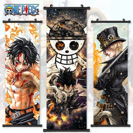 Canvas One Piece Wall Art Roronoa Zoro Prints Painting Luffy Hanging Scrolls Posters Japanese Anime Home Decor Modular Pictures