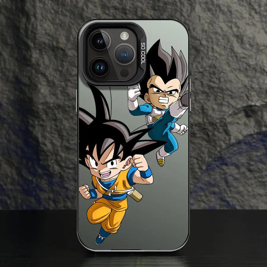 Phone Case for iPhone 14 15 16 Plus 17 Air 16e 11 12 13 Pro Max Shell Dragon Ball Vegeta Goku Dragons