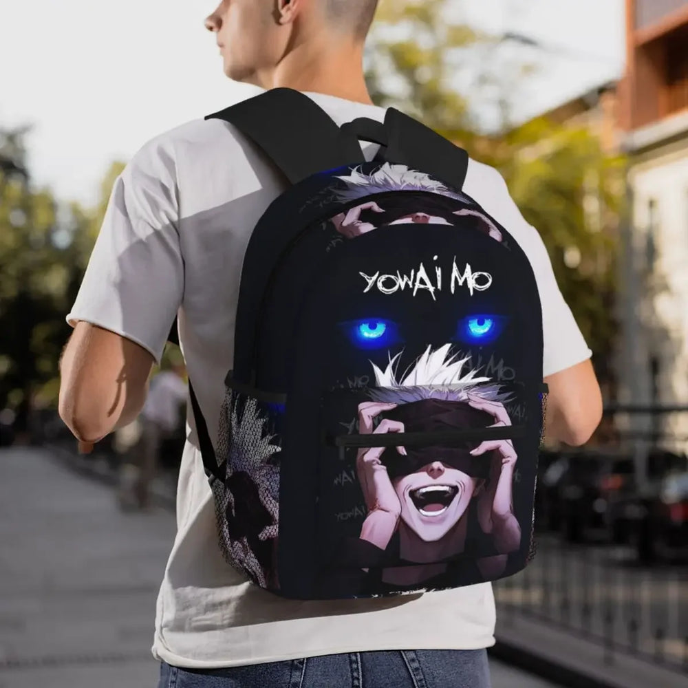 Jujutsu Kaisen Gojo Satoru School Backpack – Premium Anime Bookbag for Students & Travel 6