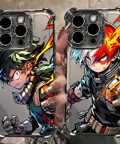 Deku Bakugo Anime Case For Samsung Galaxy A56 A55 A54 A52 A53 5G A36 A34 A35 A33 A50 A73 A26 A25 A16 A06 Clear Soft Phone Cover