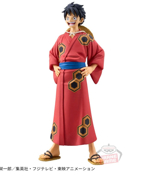 DXF THE GRANDLINE SERIES One Piece Wano Country Monkey D. Luffy Roronoa Zoro Sanji Bathrobe Ver. Anime Action Figures
