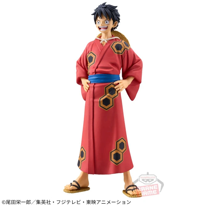 DXF THE GRANDLINE SERIES One Piece Wano Country Monkey D. Luffy Roronoa Zoro Sanji Bathrobe Ver. Anime Action Figures