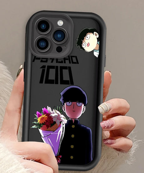 Mob Psycho 100 Anime Art Eye Ladder For Apple iPhone 15 14 13 12 11 XS XR X Pro Max Plus Funda Phone Case